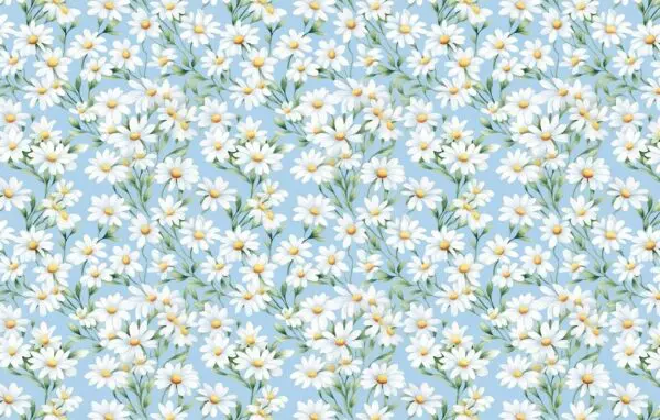 Uv Fusion Mini Daisy Flowers 22 - 12X12 Pattern