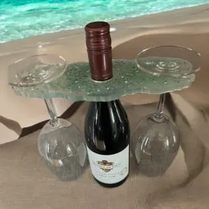 Custom Epoxy Resin Wine Bottle Holder