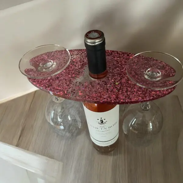 Epoxy Resin Wine Bottle Holder