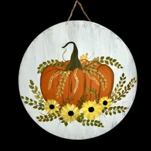 Pumpkin Door Hanger