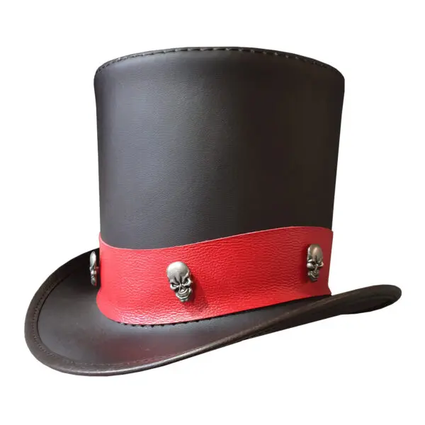 Ringmaster Brown Leather Top Hat