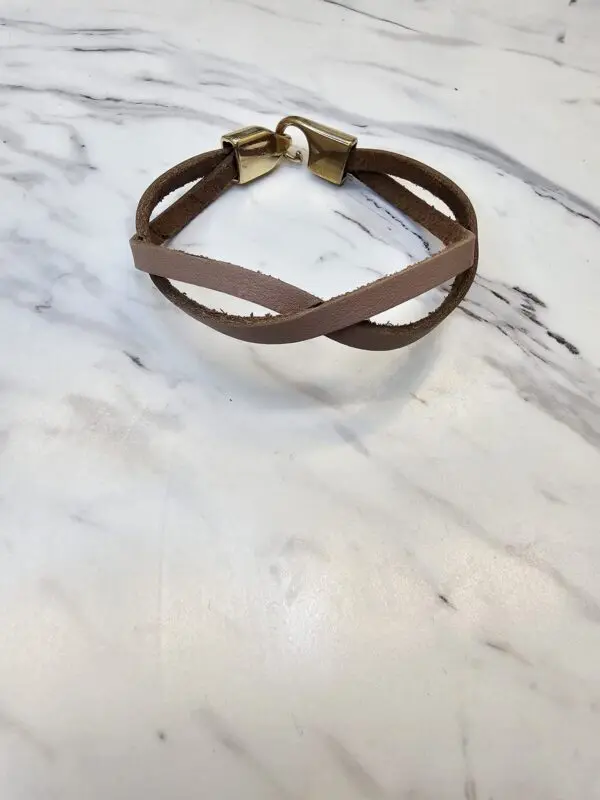 Twisted Leather Bracelet