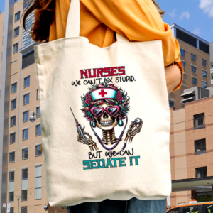 Nurse Humor Canvas Tote Bag