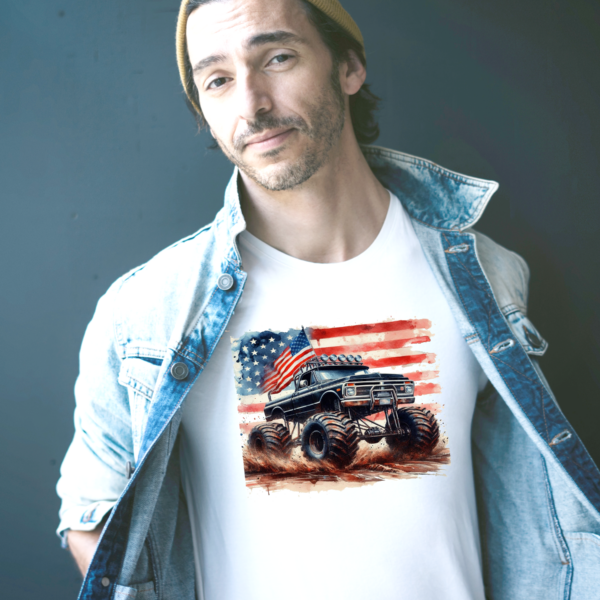 Monster Mud Bog Truck Tee