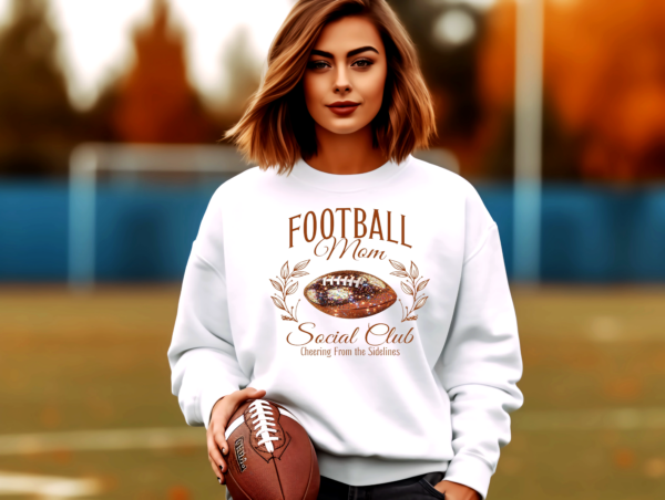 Cozy Football Mom Sweatshirt