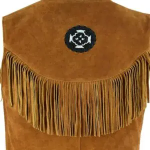 Native American Western Cowboy Suede