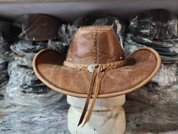 Western Icon Cowboy Crazy Horse Brown