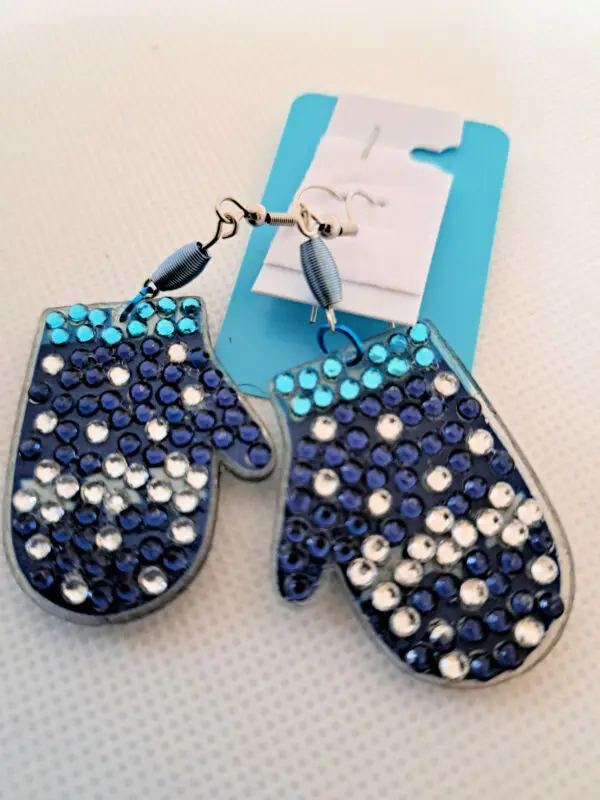 Cute Double Sided Mittens Earrings