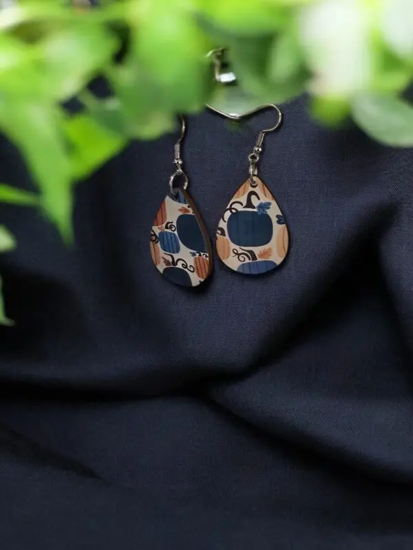 Earrings With Pumpkins 2