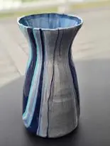 Painted Resin Glass Vase 3