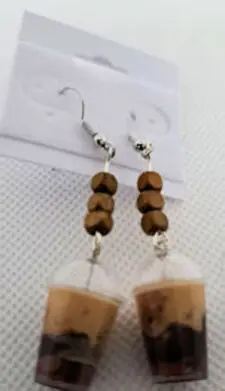 Quirky Coffee Earrings