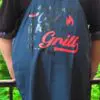 Everybody Chill Dad Is On The Grill - Poly-Cotton Standard Bib Apron