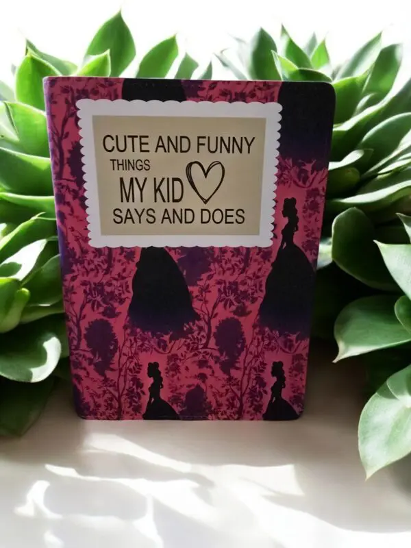 Cute And Funny Things My Kids Say Faux Leather Journal