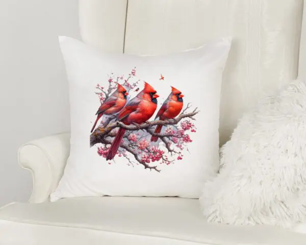 Cardinal Accent Pillow Covers