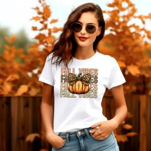 Fall Vibes Graphic Tee for Autumn Lovers