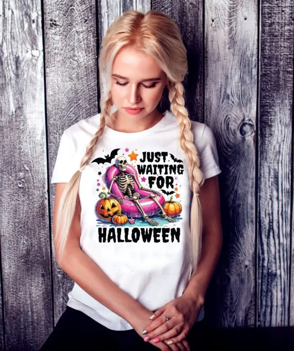 Just Waiting For Halloween Graphic Tee