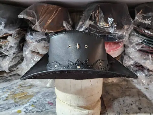 Texas Western Icon Cowboy Black Leather Hat