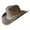 Western Icon Cowboy Tan Leather Hat