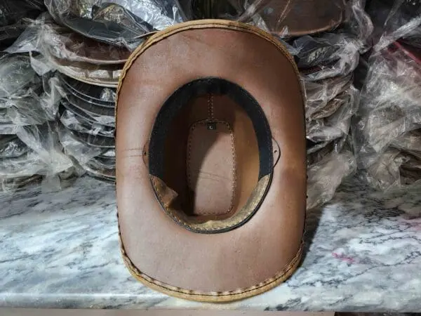 Texas Western Icon Cowboy Rusty Leather Hat