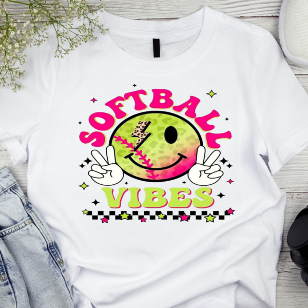 Softball Vibes Graphic Tee