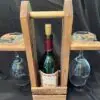 Wine Glass And Carrier Set