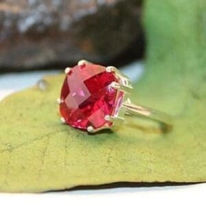 5 Carat Lab Ruby Sterling