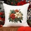 Poinsettia Pillow Covers