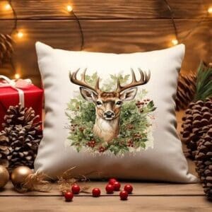 Christmas Deer Pillow Covers