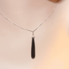 Elegant Black Onyx Drop Pendant