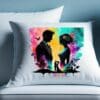 Bride and Groom Accent Pillow Cover