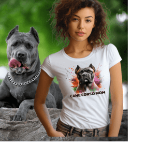 Cane Corso Mom T-Shirt - Where Devotion Takes Center Stage!