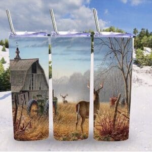 Deer on the Farm 20oz Tumbler