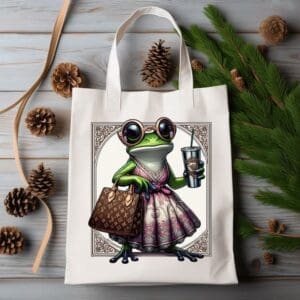 Diva Canvas Tote Bag