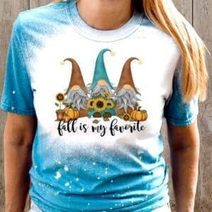 Fall Tshirt With Gnomes