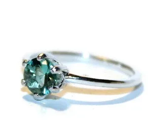 Green Amethyst Ring