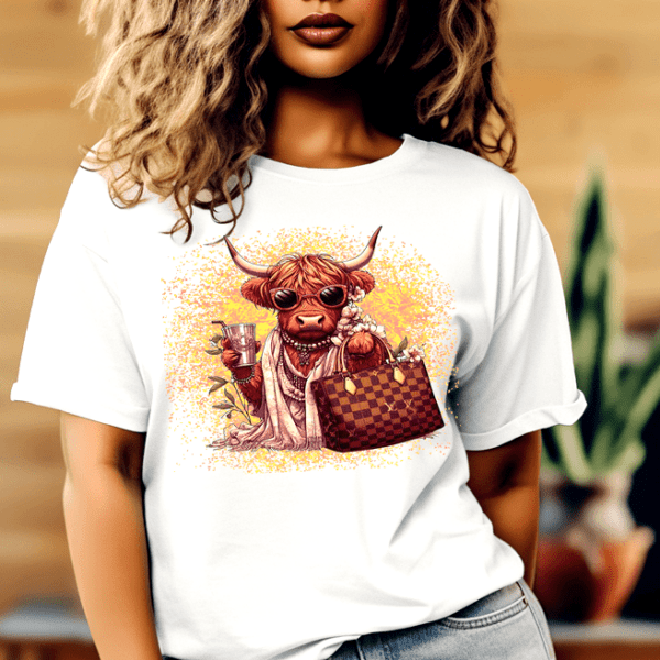 Highland Cow Humor Tee