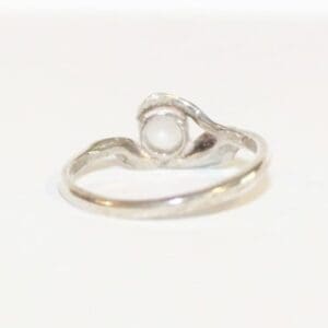 Dainty Moonstone Ring