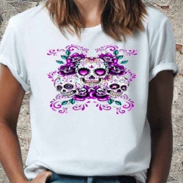 Cute Sugar Skull Tshirt