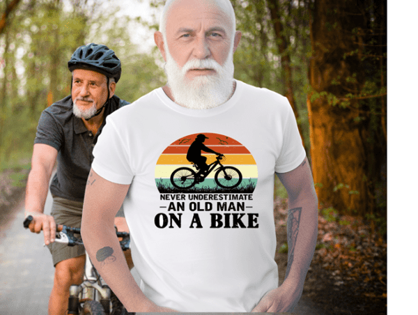 Man On A Bike Tshirt