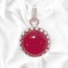 Red Chalcedony Pendant