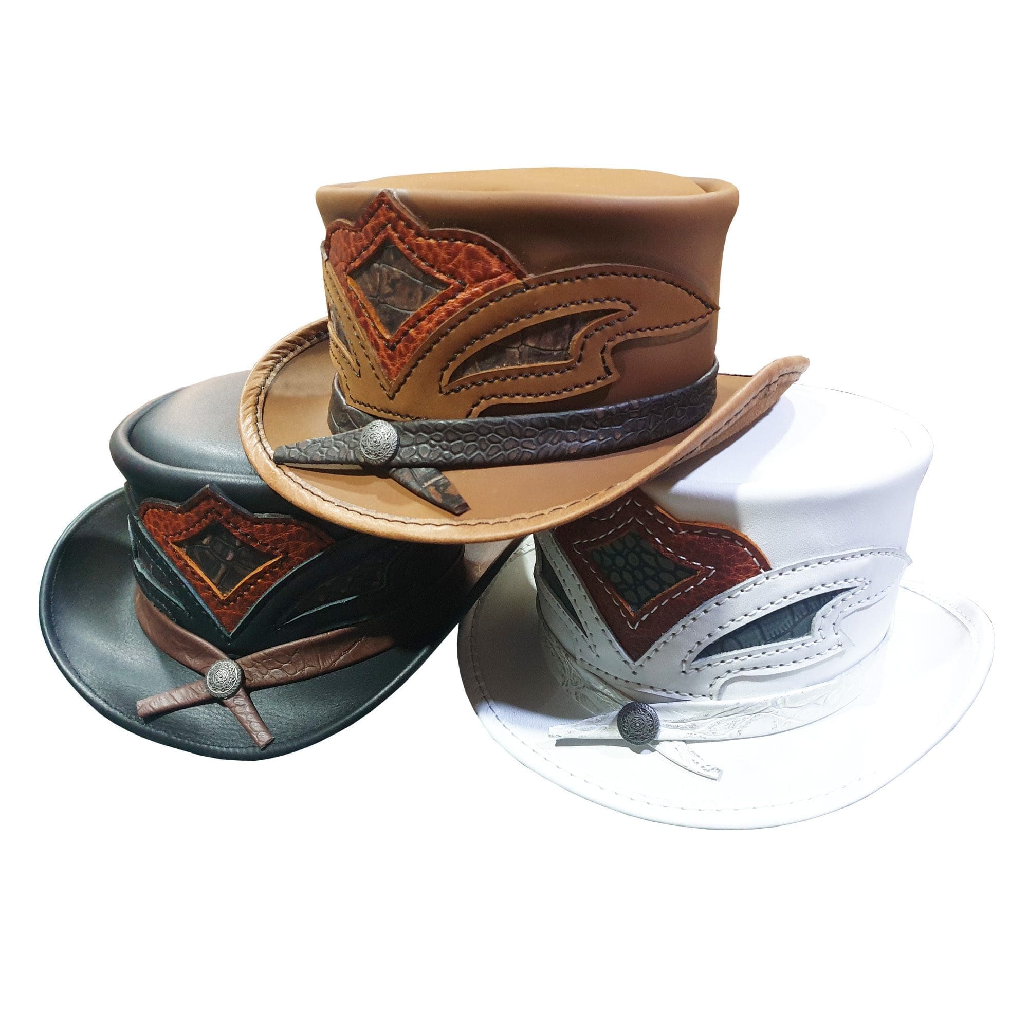 The Storm Leather Top Hat - Maker-Mall