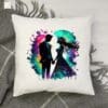 Bride and Groom Accent Pillow Cover