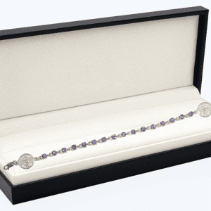 Amethyst Sterling Silver Bracelet
