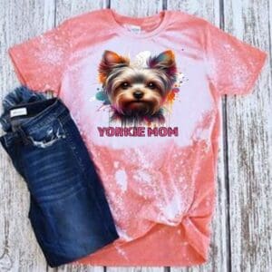 Yorkie Mom T-shirts