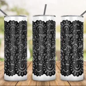 Black Lace 20oz Tumbler