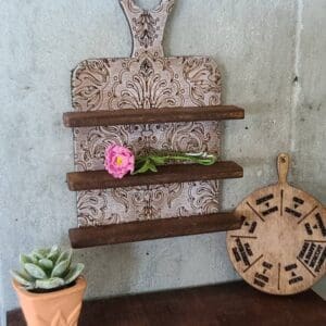 Unique Dollhouse Cutting Board Decorative Wall Shelf