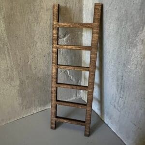 Adorable Dollhouse Miniature Wooden Decorative Ladder