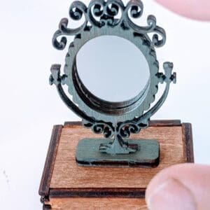 Gorgeous Dollhouse Miniature Pedestal Mirror