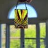 Adorable Square Dollhouse Miniature Stained Glass Window 4