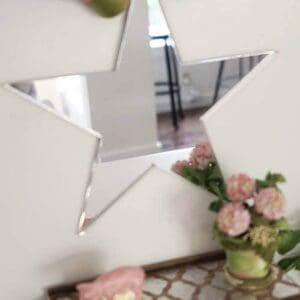Fancy Dollhouse Miniature Star Mirror
